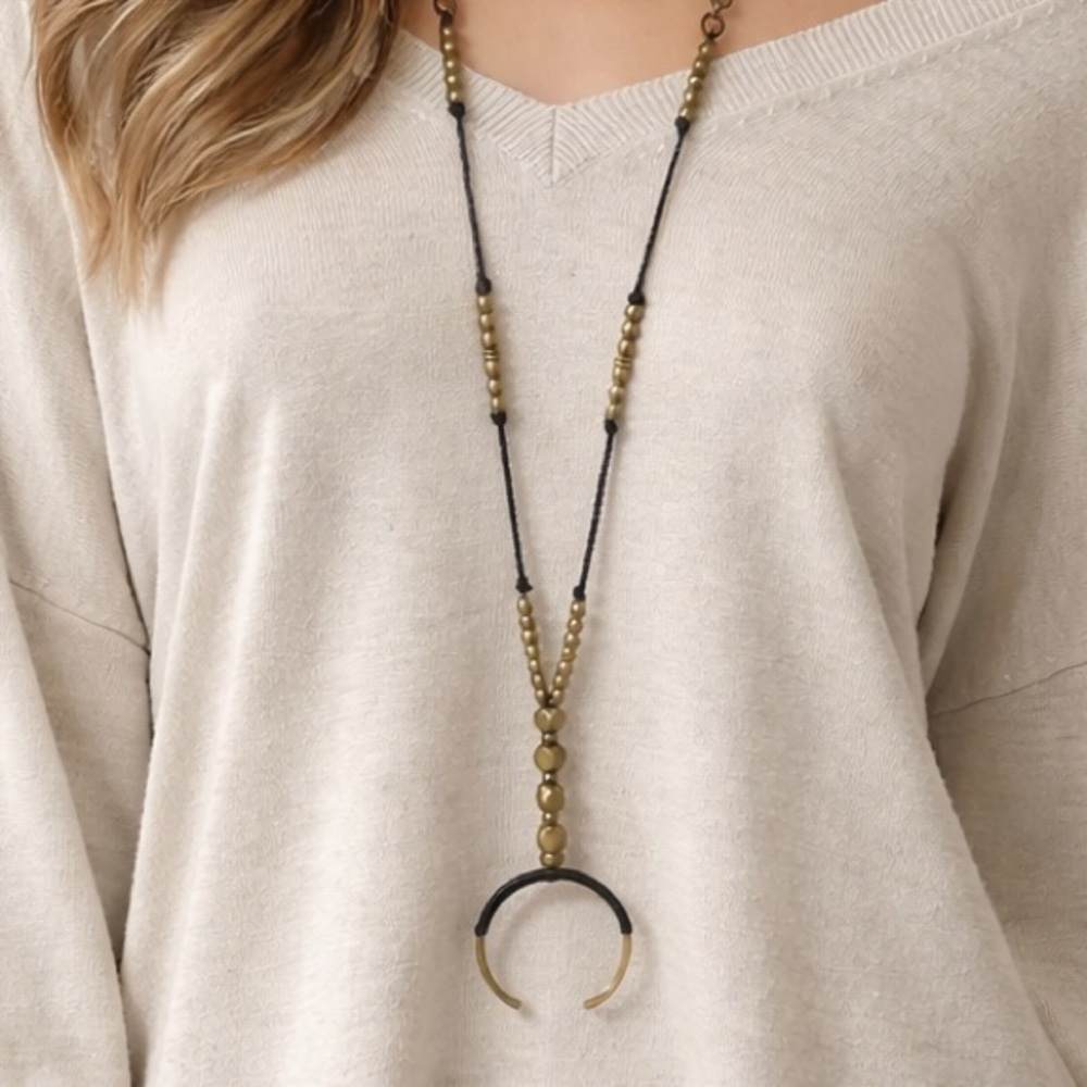 Marisa Haskell x Urban Outfitters Pendant Necklace Boho Statement NWT (1111/2)
